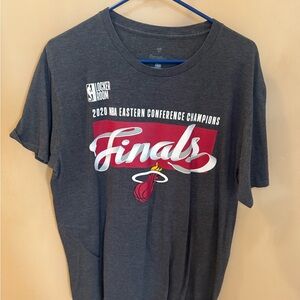 Fanatics Gray NBA Finals Short Sleeve Tee